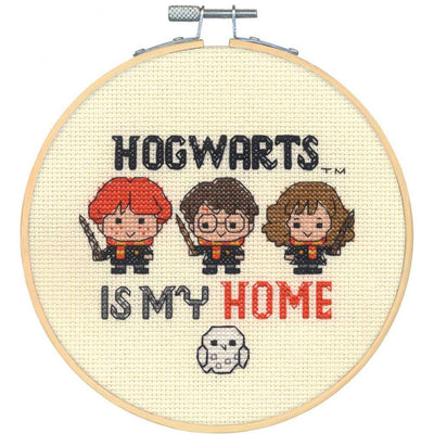 Harry Potter Hogwarts is my Home Cross Stitch Kit Dimensions