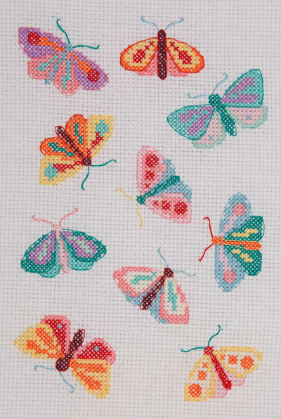 Maggie Magoo Moths and Butterflies - Anchor Cross Stitch Kit