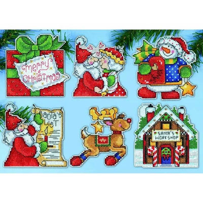 Santa's Workshop Cross Stitch Kit - Design Works