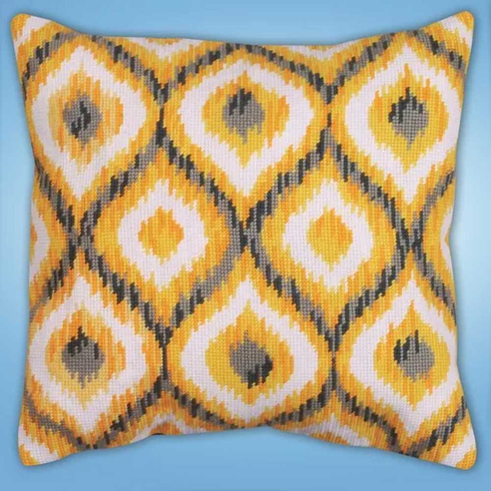 Yellow Ikat Tapestry Kit - Design Works