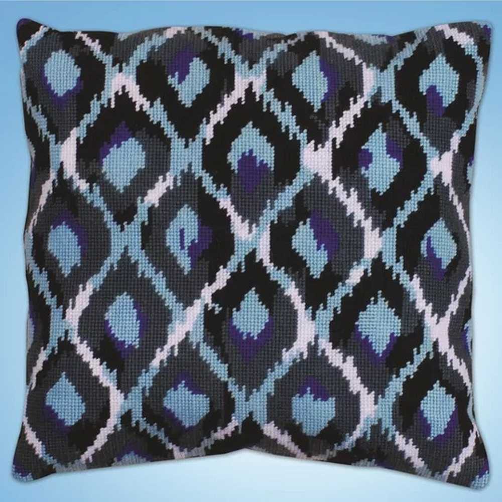 Blue Ikat Tapestry Kit - Design Works