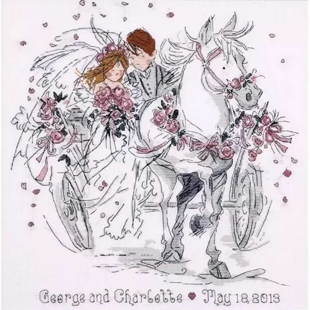 Wedding Carriage Cross Stitch Kit - Design Works