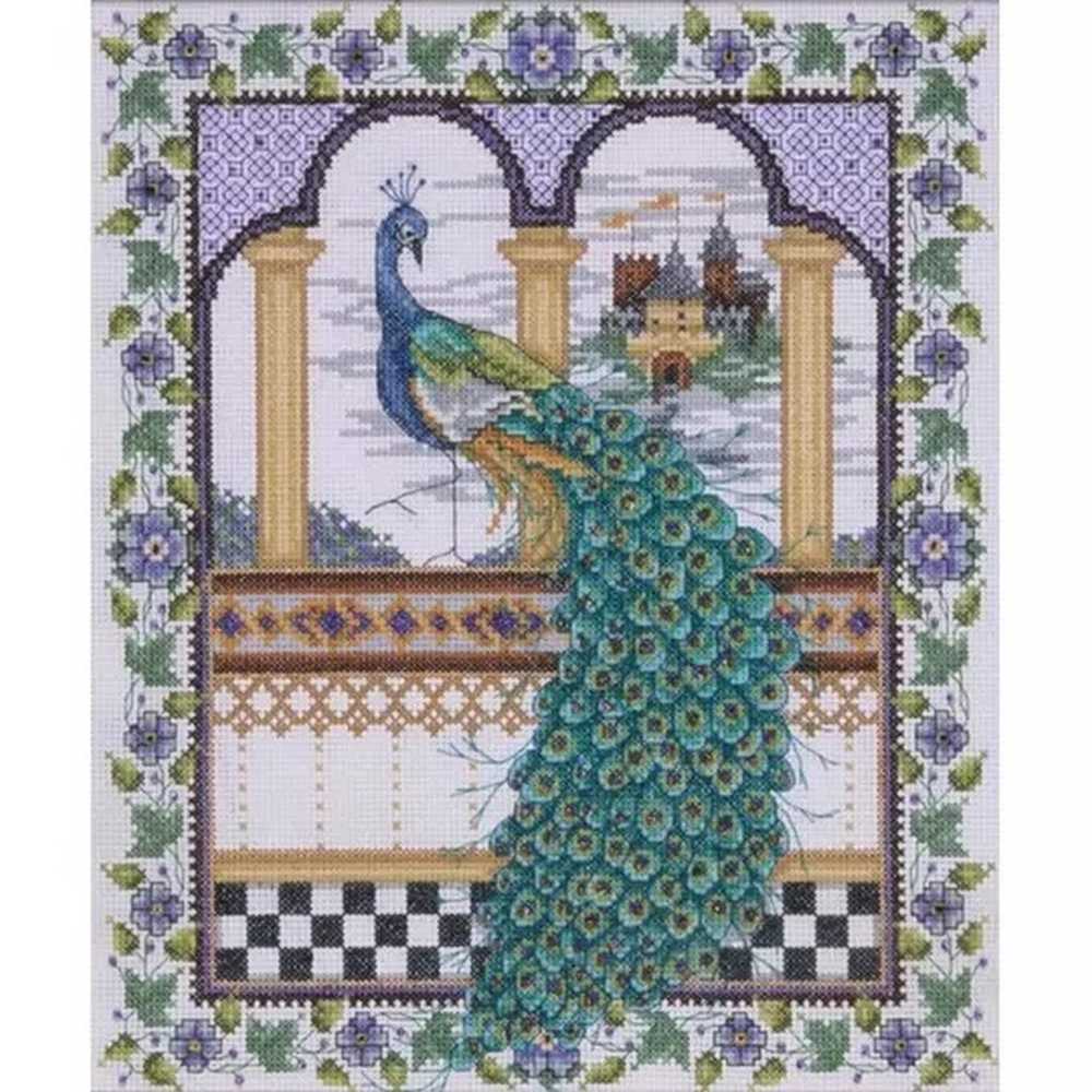 Peacock Cross Stitch Kit - Design Works