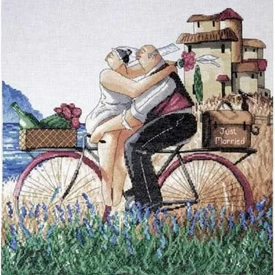 Just Married Cross Stitch Kit - Design Works