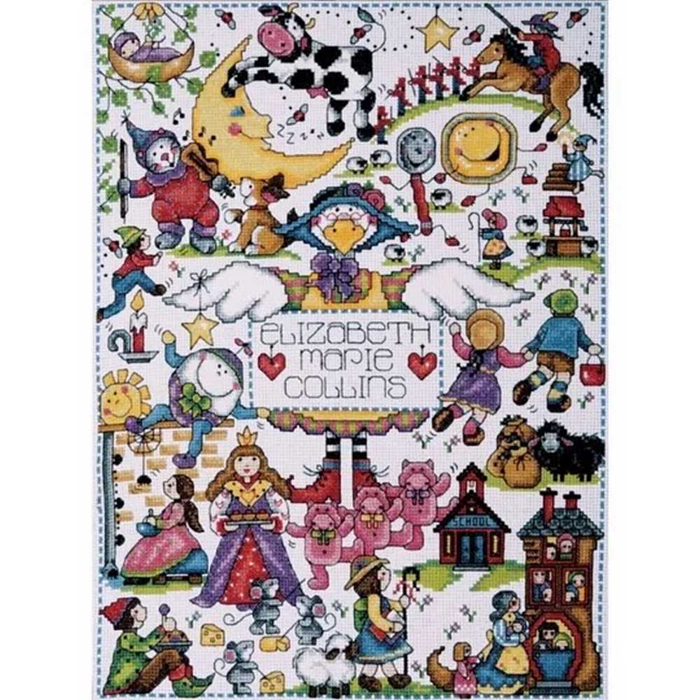 Nursery Rhymes Cross Stitch Kit - Design Works