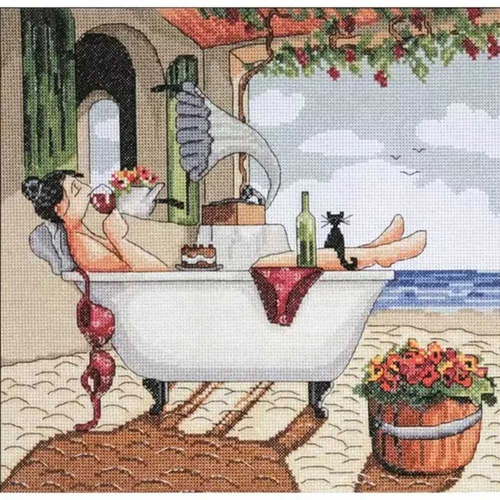 My Day Off Cross Stitch Kit - Design Works