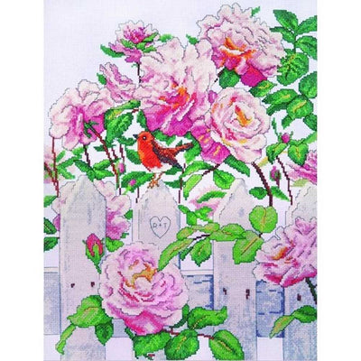 Roses in Provence Cross Stitch Kit - Design Works