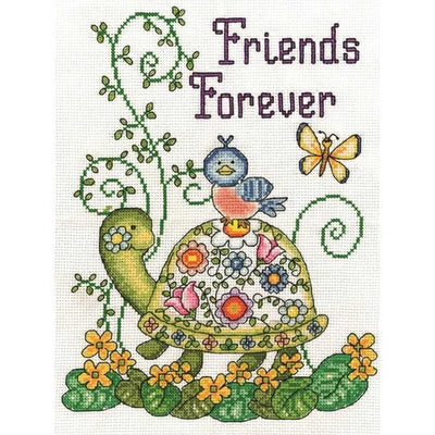 Friends Forever Cross Stitch Kit - Design Works