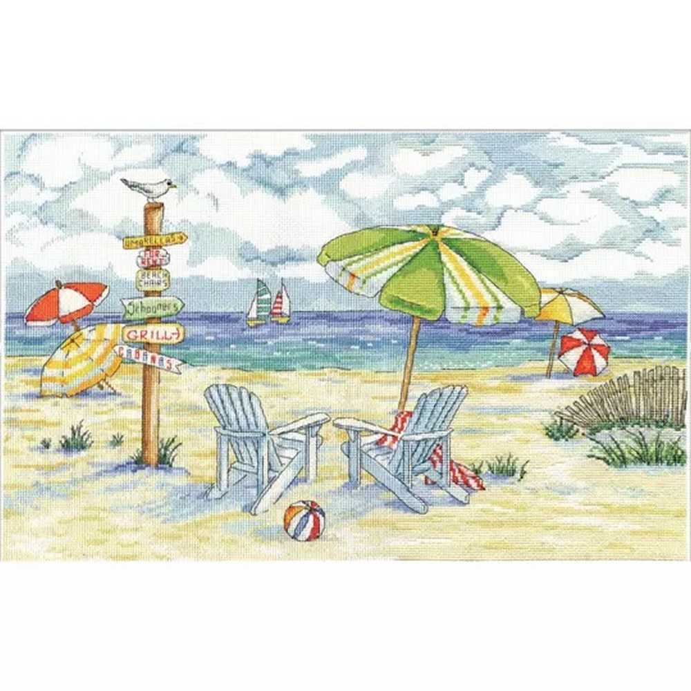 Beach Signs Cross Stitch Kit - Design Works