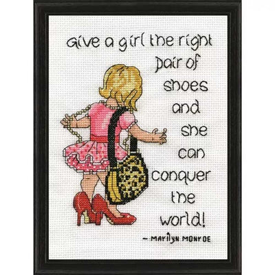 Right Pair of Shoes Cross Stitch Kit - Design Works