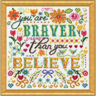 Braver Cross Stitch Kit - Design Works