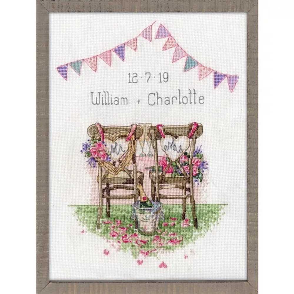 Wedding Chairs Cross Stitch Kit - Design Works