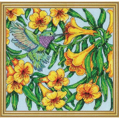 Hummingbird II Cross Stitch Kit - Design Works