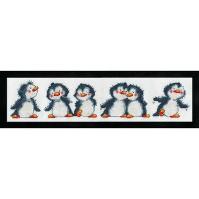 Penguin Row Cross Stitch Kit - Design Works