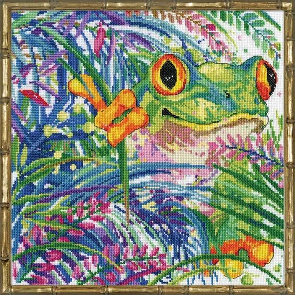 Tree Frog Cross Stitch Kit - Design Works