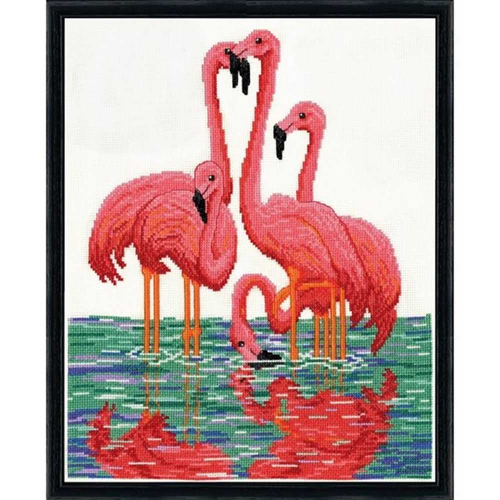 Flamingos Cross Stitch Kit - Design Works