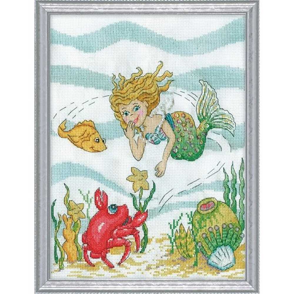 Mermaid Cross Stitch Kit - Design Works