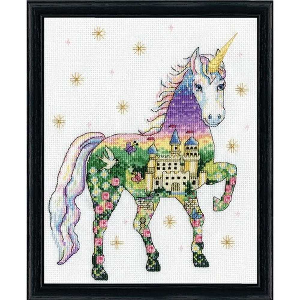 Scenic Unicorn Cross Stitch Kit - Design Works