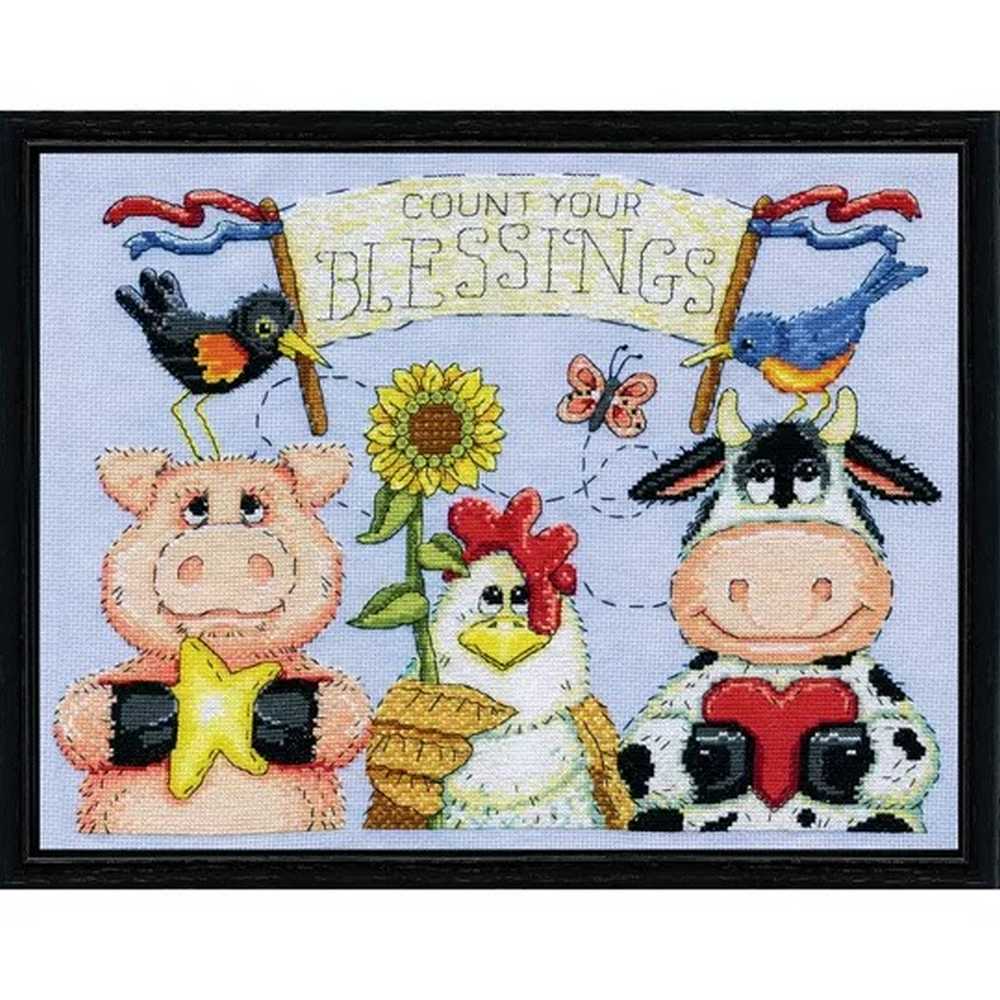 Barnyard Blessings Cross Stitch Kit - Design Works