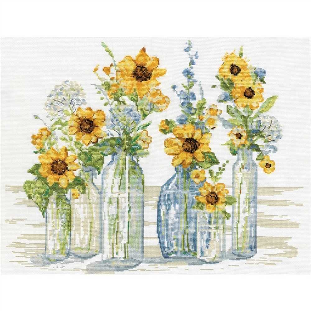 Sunflower Spectacular Cross Stitch Kit - Design Works