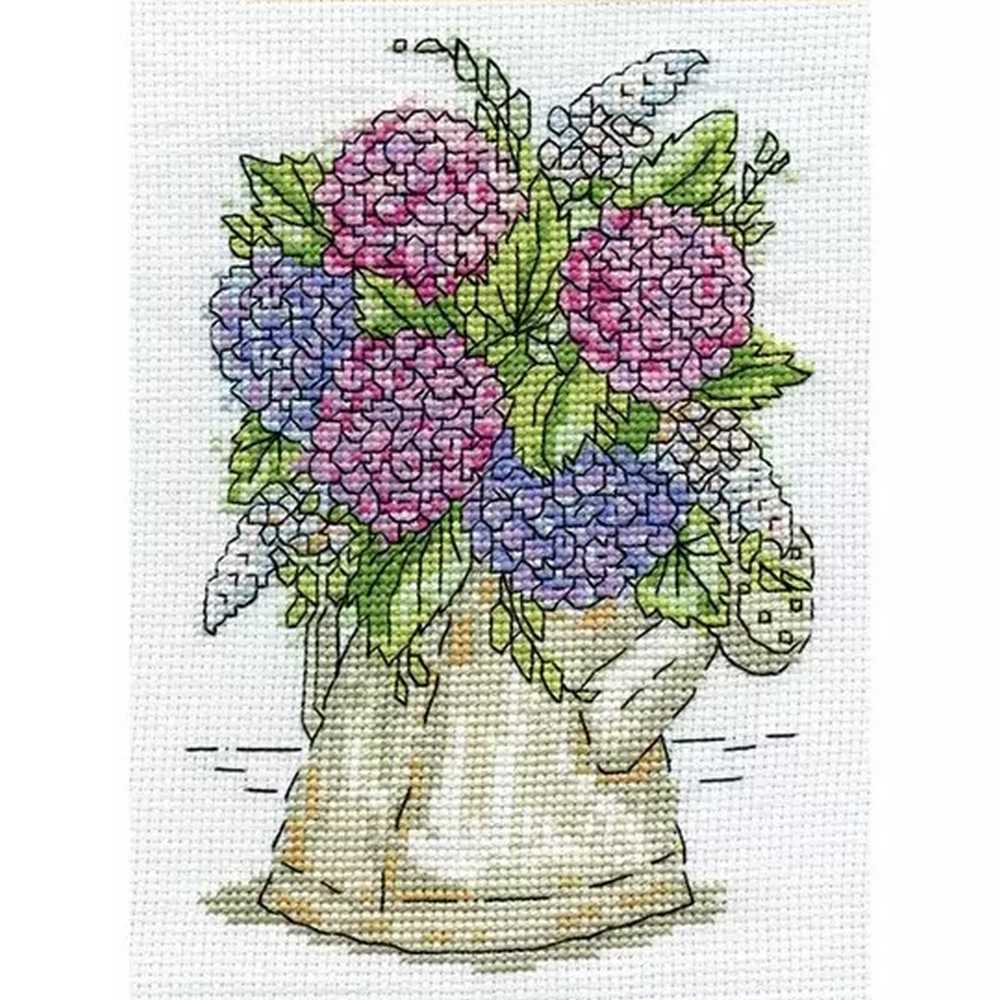 Watering Can Cross Stitch Kit - Design Works