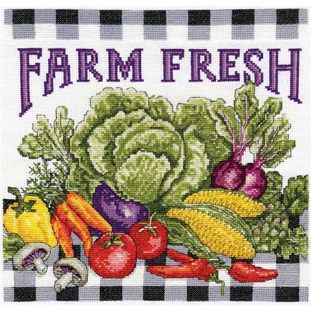 Farm Fresh  Cross Stitch Kit - Design Works