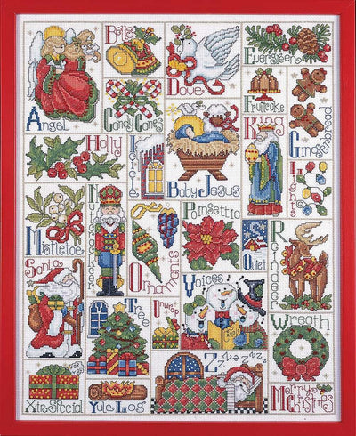 Christmas ABC Sampler Cross Stitch Kit - Design Works