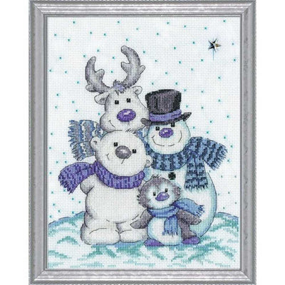 Snow Pals Cross Stitch Kit - Design Works