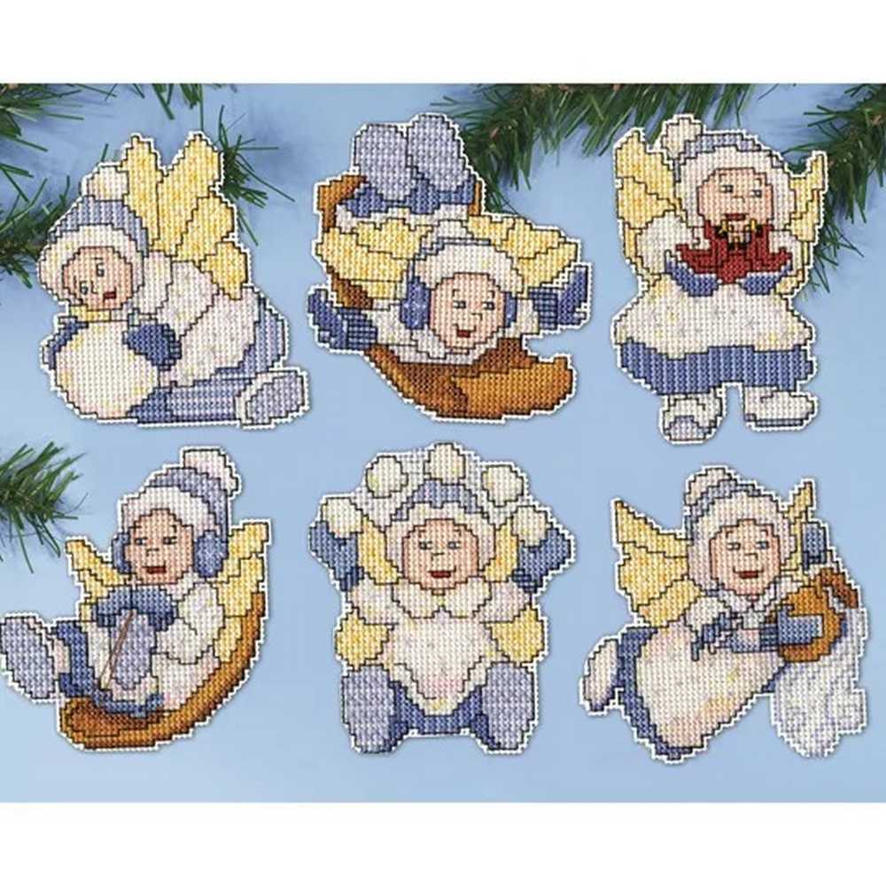 Winter Angel Cross Stitch Kit - Design Works