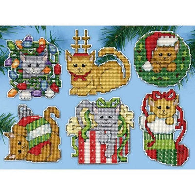 Festive Kittens Cross Stitch Kit - Design Works