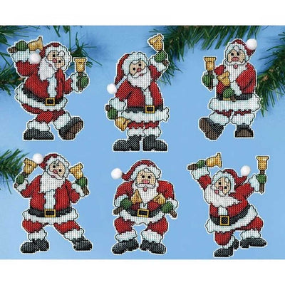 Santa Bells Cross Stitch Kit - Design Works