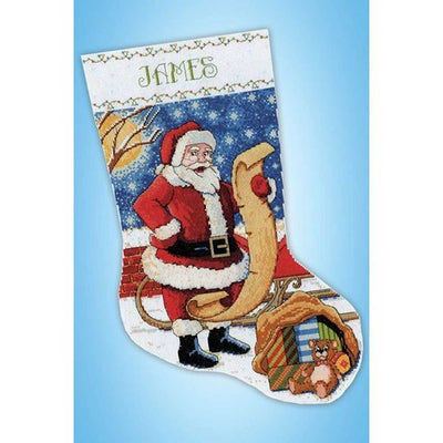 Santa's List Cross Stitch Kit - Design Works