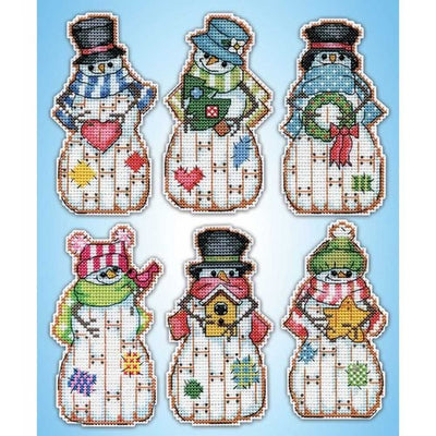 Country Snowmen Cross Stitch Kit - Design Works