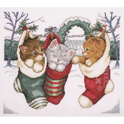 Cosy Kittens Cross Stitch Kit - Design Works