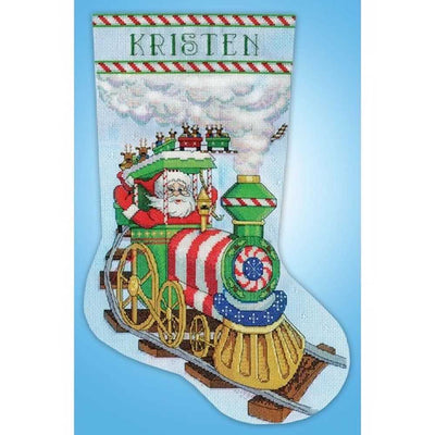 Santa Train Cross Stitch Kit - Design Works