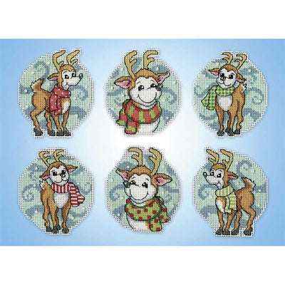 Reindeer Circle Cross Stitch Kit - Design Works