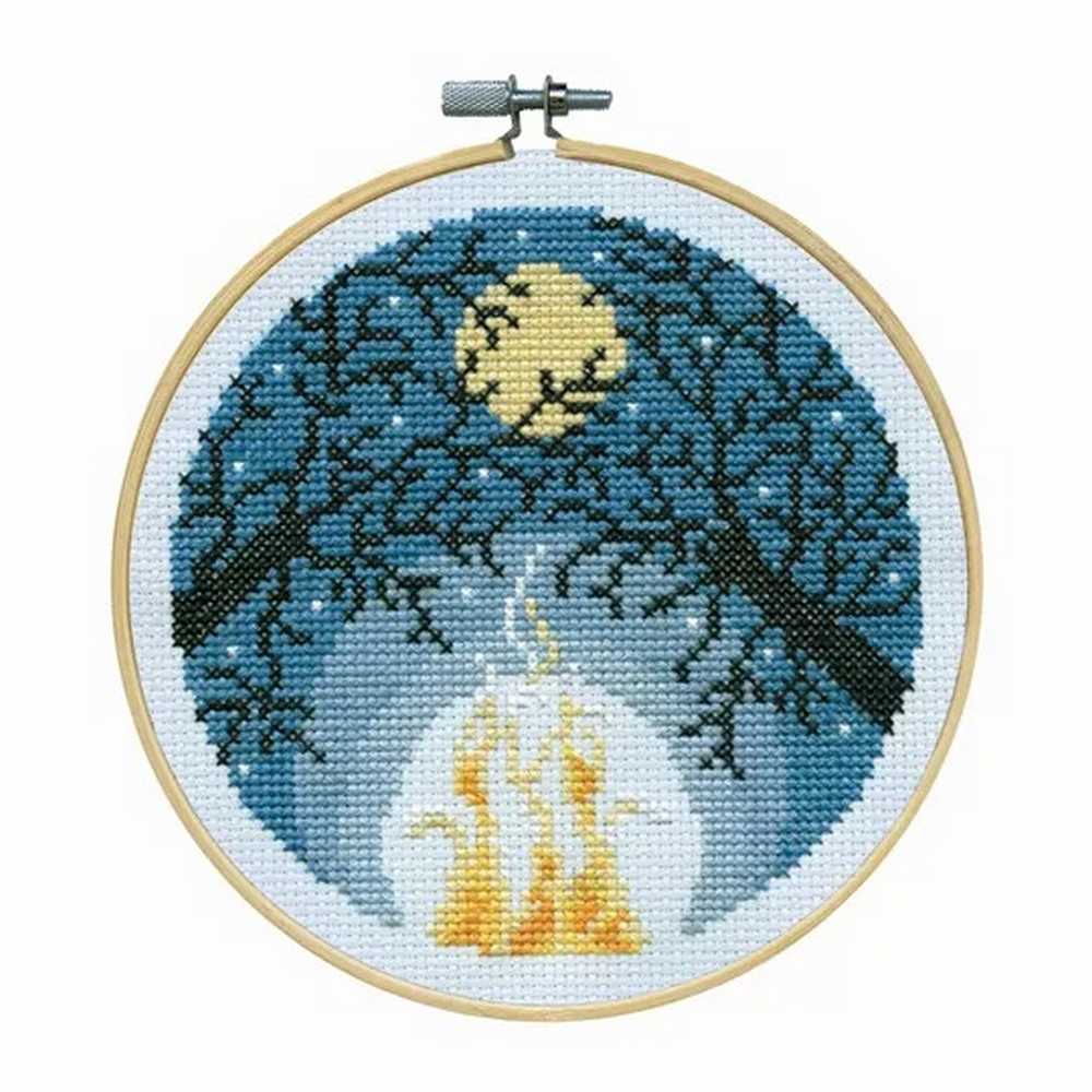 Campfire Hoop Cross Stitch Kit - Design Works