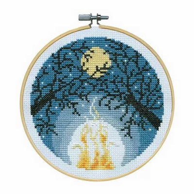 Campfire Hoop Cross Stitch Kit - Design Works