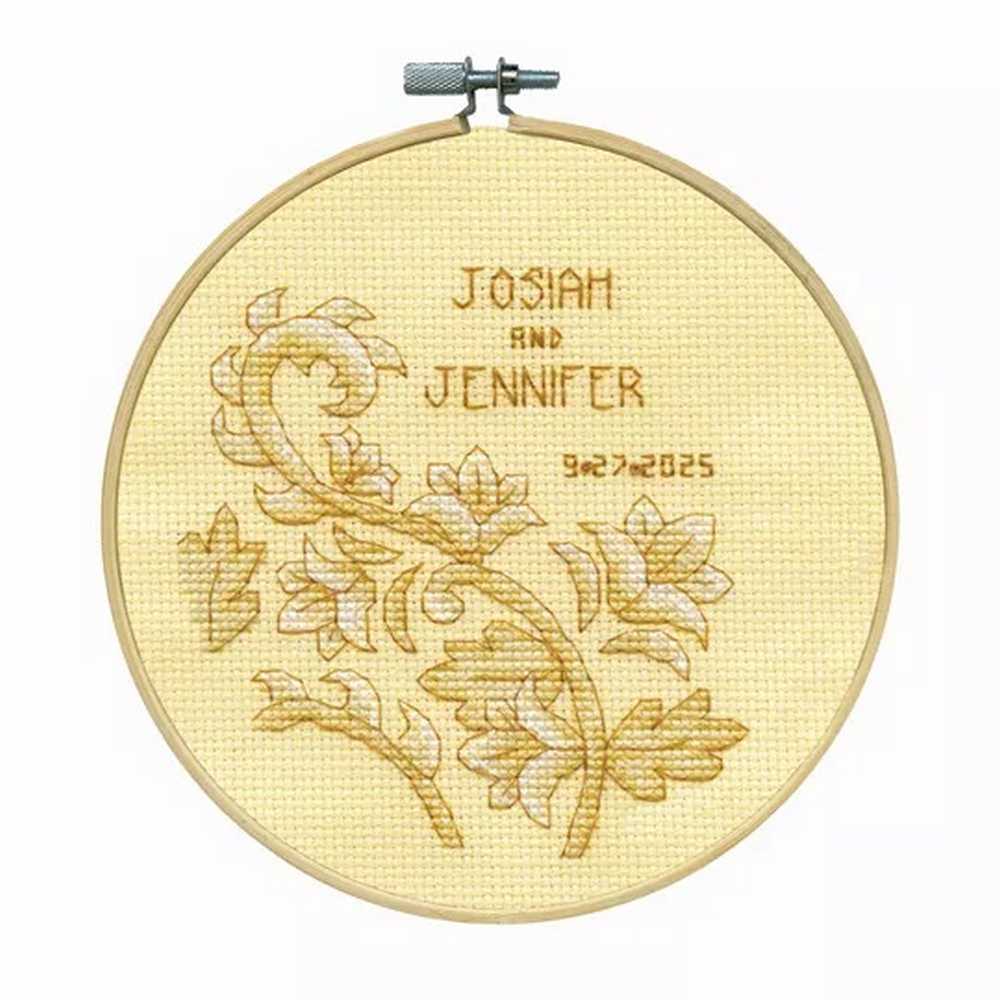 Wedding with Hoop Cross Stitch Kit - Design Works