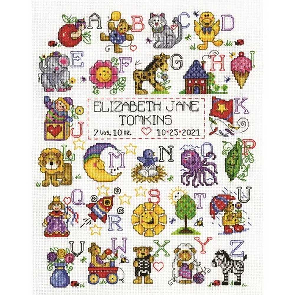 ABC Fun Sampler Cross Stitch Kit - Design Works