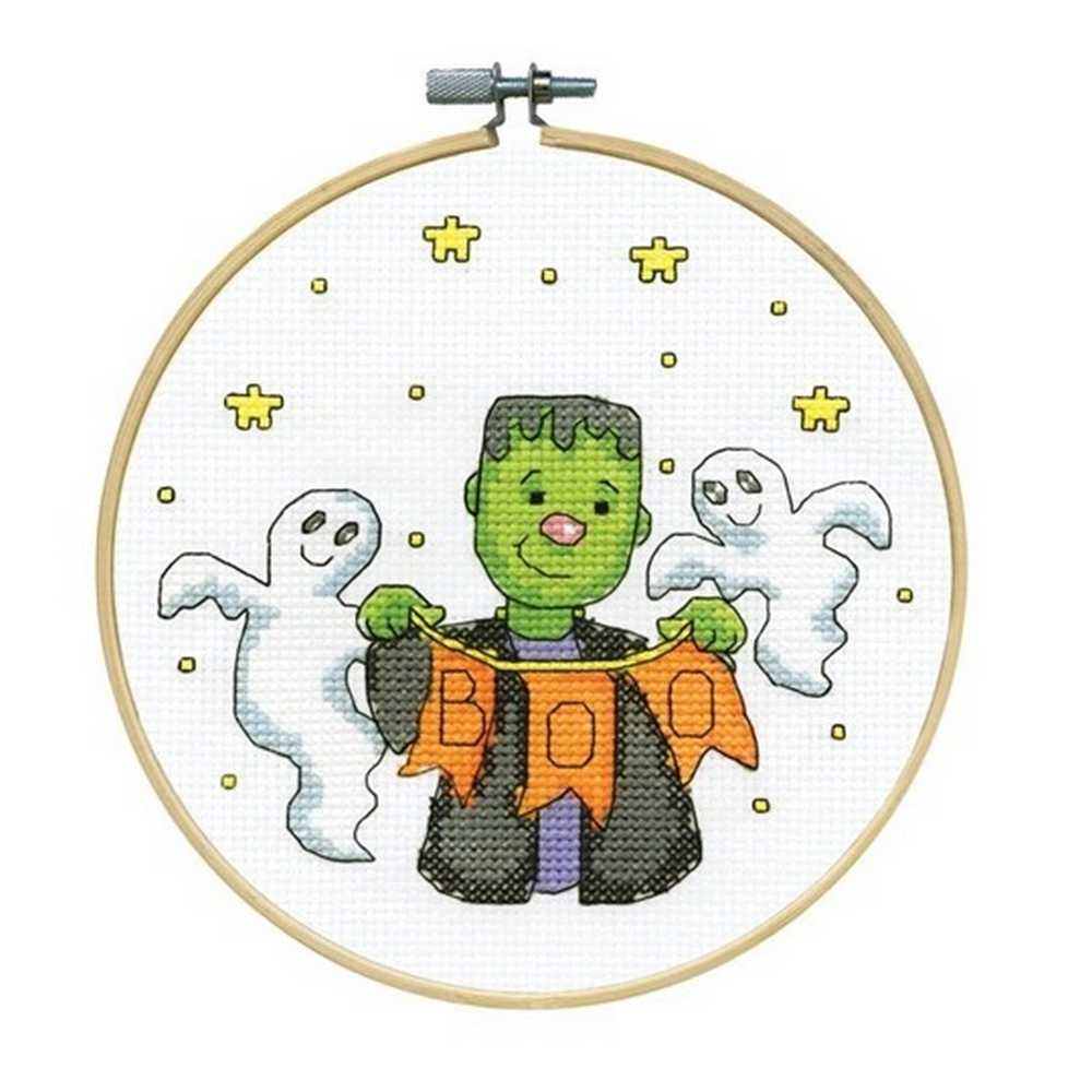 Boo! Hoop Cross Stitch Kit - Design Works