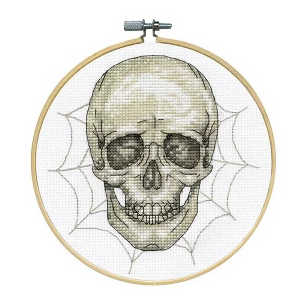 Skull Hoop Cross Stitch Kit - Design Works