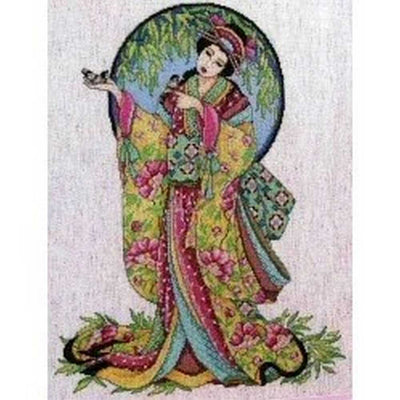 Oriental Grace Cross Stitch Kit - Design Works