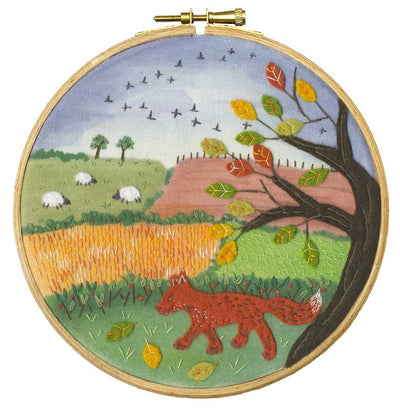 Falling Leaves Felt Embroidery Kit ~ Bothy Threads