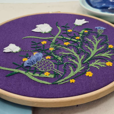 Morris & Co Inspired Botanicals Kit ~ Paraffle Embroidery