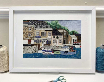 Padstow Harbour Cross Stitch Kit - Emma Louise Art Stitch