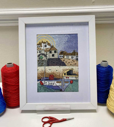St Ives North Harbour Cross Stitch Kit - Emma Louise Art Stitch