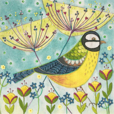 Blue Tit Embroidery Kit ~ Bothy Threads