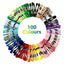 Polyester All Shades Thread Skein Pack 100 ~ Trimits