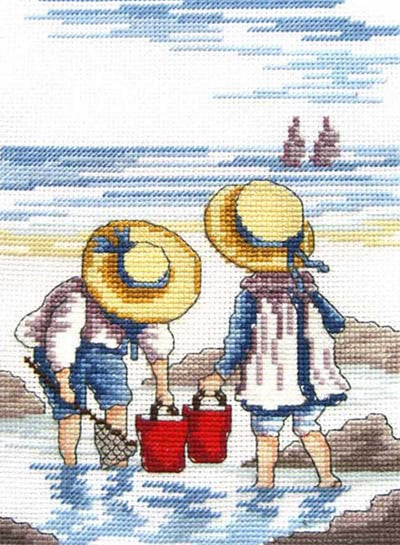 Rock Pooling - All Our Yesterdays Cross Stitch Kit